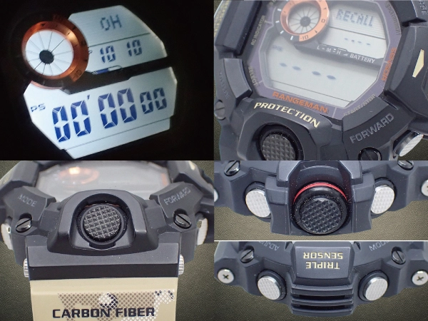 カシオ G-SHOCK レンジマン GW-9400DCJ-1JF デザートカモフラージュ ソーラー電波 ブラック樹脂 ラバーストラップ装着 ヤマネコ刻印 CASIO G-SHOCK MASTER OF G RANGEMAN Master in Desert Camouflage [代行おまかせコース]