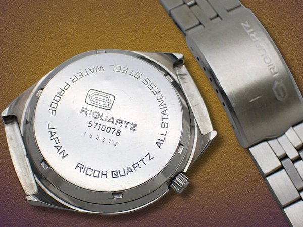 リコー リクオーツ タイガーアイ 571007B SS 虎目石文字盤 専用ブレス装着 クオーツ RICOH RIQUARTZ [代行おまかせコース]