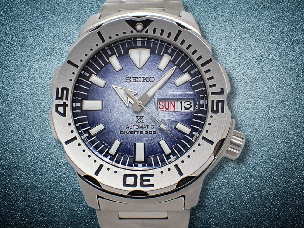 セイコー プロスペックス ダイバーズ 200m 南極ペンギン SBDY105 SS ブルーグラデーションダイヤル ダブルロック式ブレス装着 オートマチック BOX・保証書等付属 SEIKO PROSPEX Diver Scuba Save the Ocean Special Edition [代行おまかせコース]