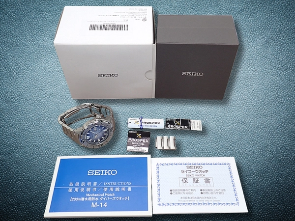 セイコー プロスペックス ダイバーズ 200m 南極ペンギン SBDY105 SS ブルーグラデーションダイヤル ダブルロック式ブレス装着 オートマチック BOX・保証書等付属 SEIKO PROSPEX Diver Scuba Save the Ocean Special Edition [代行おまかせコース]
