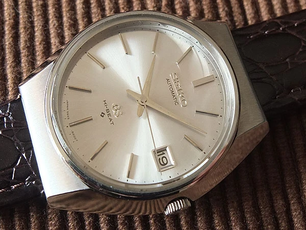 セイコー SEIKO グランドセイコー 5645-8000 SS シルバーダイヤル 56GS オートマチック HI-BEAT GS桐箱 美品