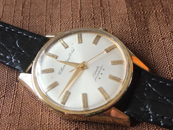 シチズン スーパーハイライン CITIZEN SUPER Hiline 手巻き 27石 三ツ星 14金張り 特別調整品 希少