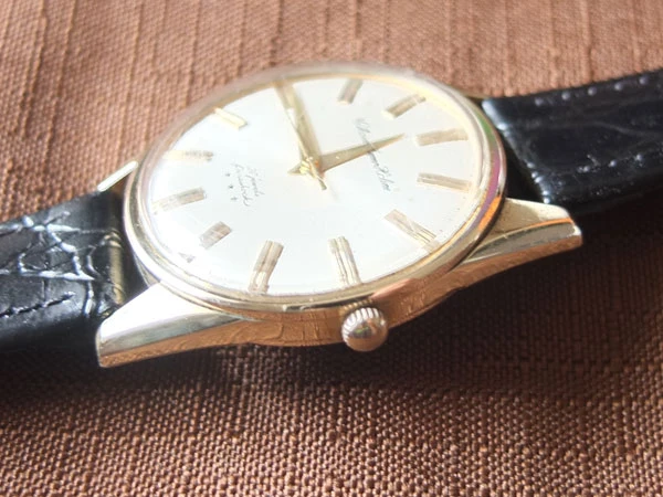 シチズン スーパーハイライン CITIZEN SUPER Hiline 手巻き 27石 三ツ星 14金張り 特別調整品 希少