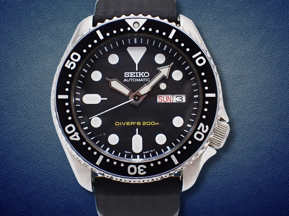 セイコー ブラックボーイ ダイバーズ 200m SKX007K1 7S26-0020 SS ブラックダイヤル ウレタンバンド装着 オートマチック 海外モデル SEIKO DIVER'S [代行おまかせコース]