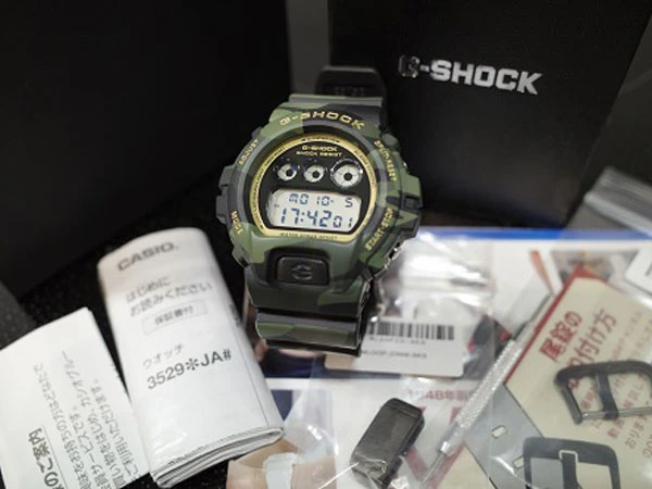 カシオ Gショック 新登場 カモフラージュ ゴールド DW-6900CMG-3JF 新品未使用 保証書あり