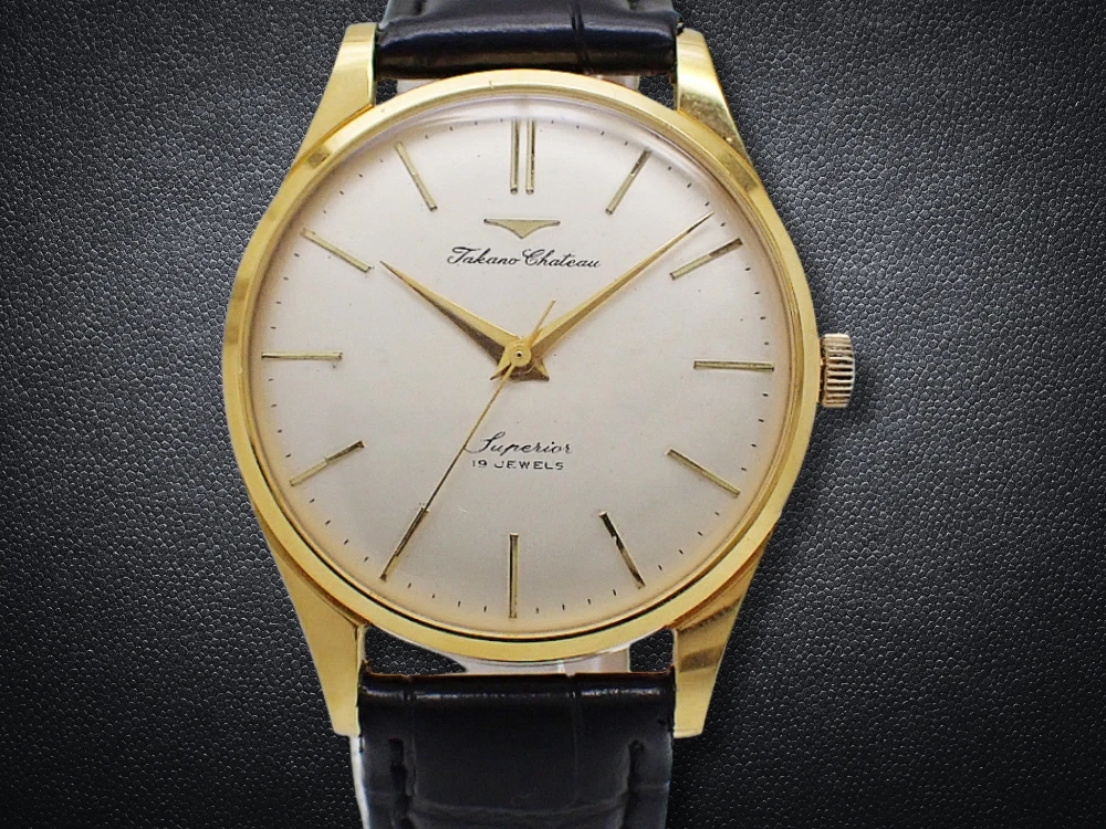 JA-3689| タカノ シャトー スーペリア 19石 GP/SS シルバーンダイヤル