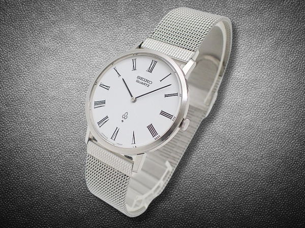 セイコー シャリオ 4130-9000 SS ホワイトダイヤル USA社製メッシュブレス装着 オールド クオーツ SEIKO CHARIOT [代行おまかせコース]