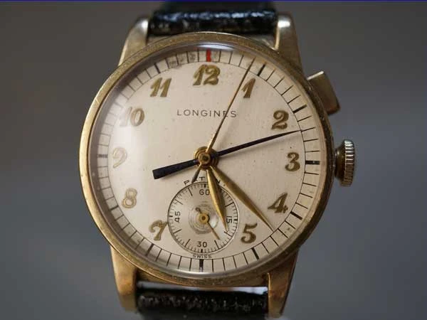 ロンジン LONGINES ワンプッシュクロノグラフ Cal.12.68Z 10K