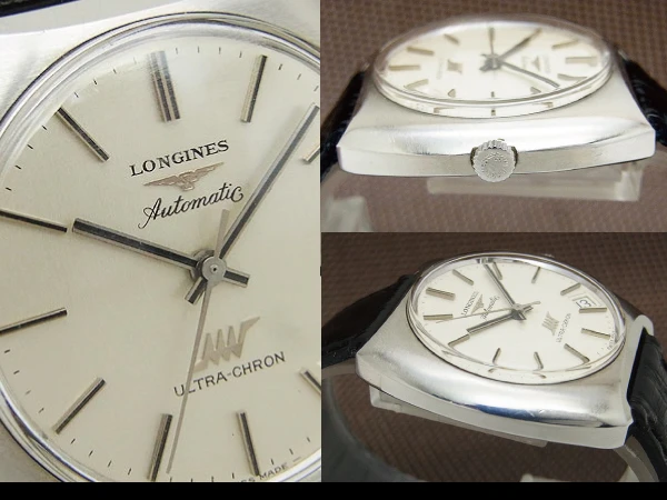 ロンジン ウルトラクロン デイト Ref.84292 Cal.431 SS 変型ケース オートマチック LONGINES ULTRA-CHRON [代行おまかせコース]