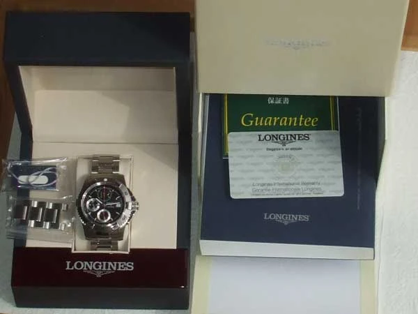 ロンジン LONGINES ハイドロコンクェスト オートマチック クロノグラフ 【BOX・ギャランティーカード・保証書付】