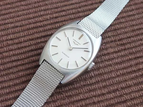 ロンジン LONGINES レディース SSケース メッシュブレス 手巻き 美品