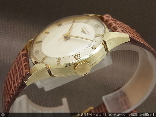 ロンジン 14KYG 金無垢 Cal.22LS センターセコンド ファンシーラグ 手巻き LONGINES [代行おまかせコース]