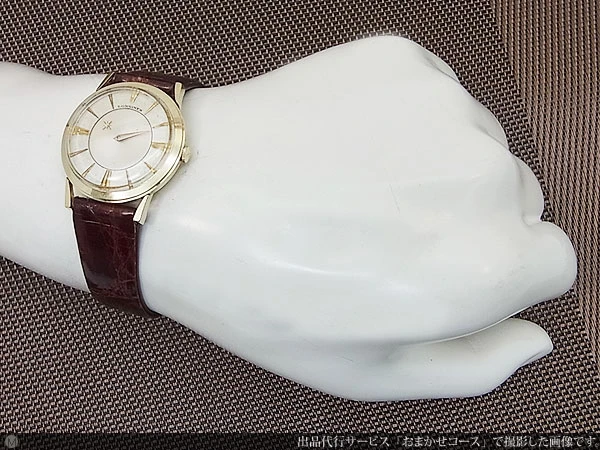 ロンジン 14KYG 金無垢 ミステリーダイヤル ワンピースケース 手巻き BOX付属 LONGINES [代行おまかせコース]