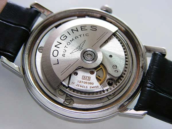 ロンジン LONGINES FLAGSHIP フラッグシップ Cal.345 (偏芯ローター) スクリューバック 防水ケース メダリオン