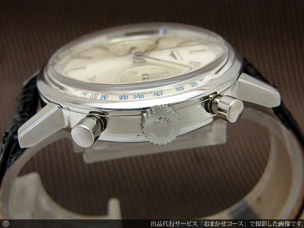 ロンジン フライバッククロノグラフ Ref.7413-3 Cal.30CH SS 手巻き BOX付属 LONGINES Flyback Chronograph [代行おまかせコース]