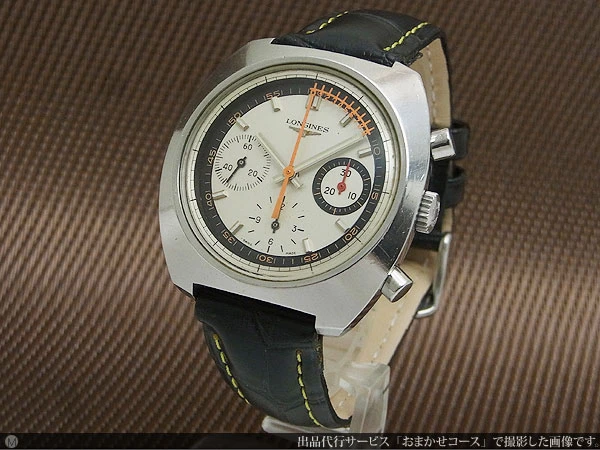 ロンジン 3rge.クロノグラフ Cal.330 バルジュー72 Ref.8271 ハチマキダイヤル SS クッションケース 手巻き LONGINES Chronograph [代行おまかせコース]