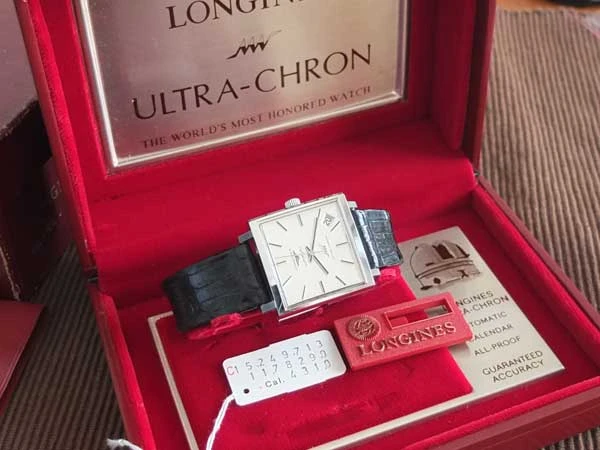 ロンジン ウルトラクロン 自動巻 LONGINES ULTRA CHRON BOX 取説 タグ付き 未使用