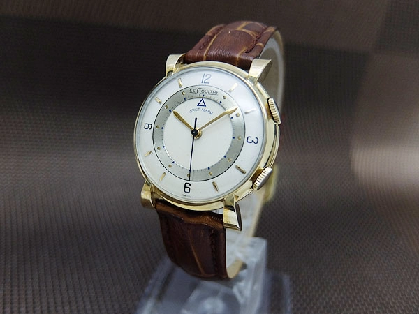 ルクルト メモボックス Cal.489/1 10K GOLD FILLED ツートンダイヤル 初期型 アラーム 手巻き LECOULTRE MEMOVOX ALARM [代行おまかせコース]