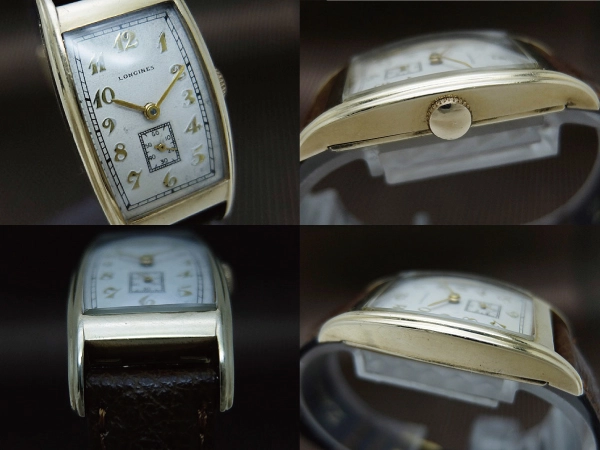 ロンジン Cal.9L 10K GOLD FILLED 金張り レクタンギュラーケース スモールセコンド 角金 手巻き LONGINES [代行おまかせコース]