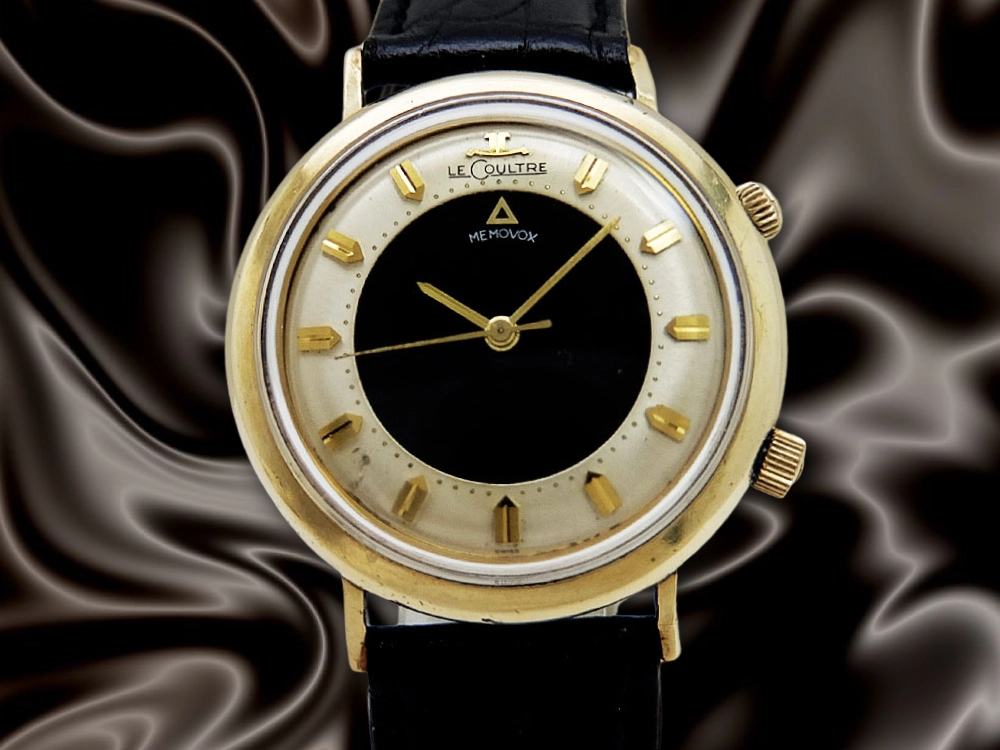 ジャガールクルト メモボックス Cal.K814 10K GOLD FILLED ブルズアイ アラーム 手巻き JAEGER-LECOULTRE MEMOVOX ALARM [代行おまかせコース]