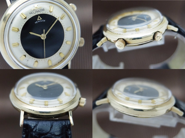 ジャガールクルト メモボックス Cal.K814 10K GOLD FILLED ブルズアイ アラーム 手巻き JAEGER-LECOULTRE MEMOVOX ALARM [代行おまかせコース]