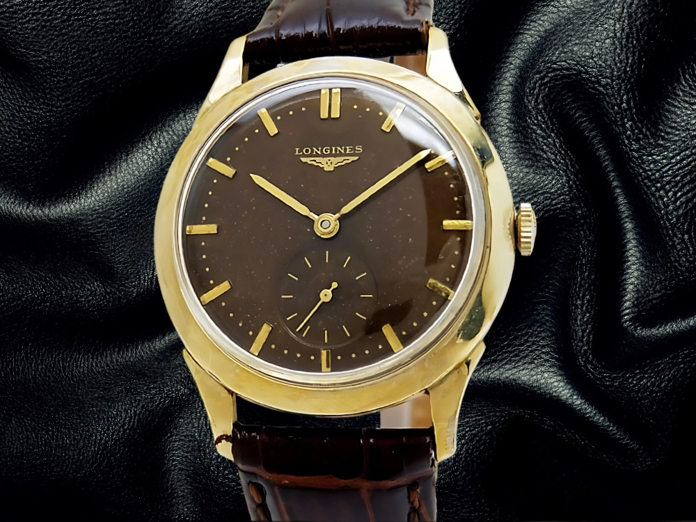 ロンジン スモールセコンド Cal.23Z 10K GOLD FILLED 金張り トロピカルダイヤル ヴィンテージ 手巻き LONGINES Vintage [代行おまかせコース]