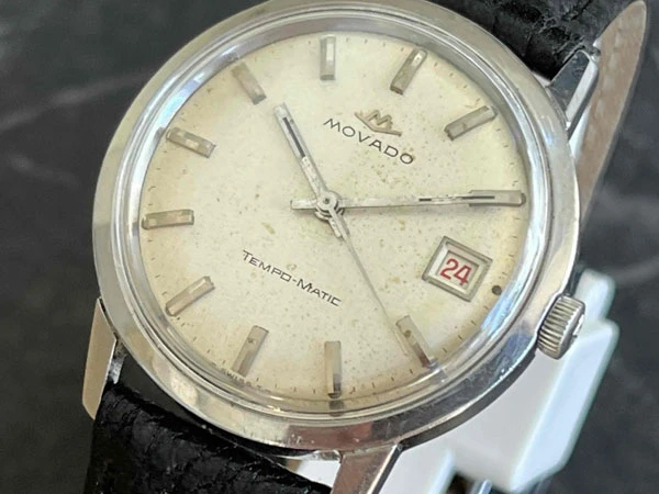 モバード テンポマチック MOVADO TEMPOMATIC 赤日付