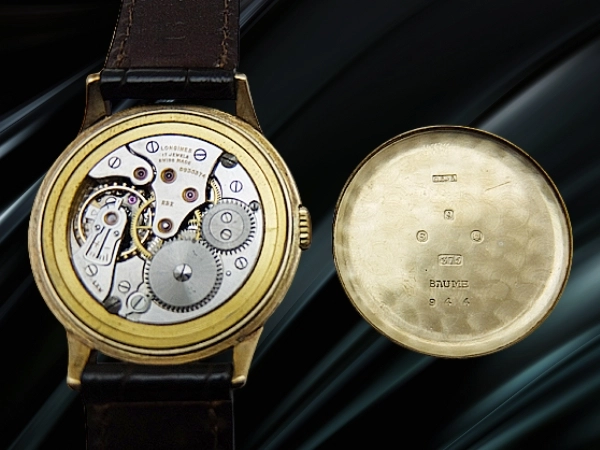ロンジン スモールセコンド 17石 Cal.23Z 総重量26g 9KYG 金無垢 シルバーダイヤル ヴィンテージ 手巻き LONGINES Vintage [代行おまかせコース]