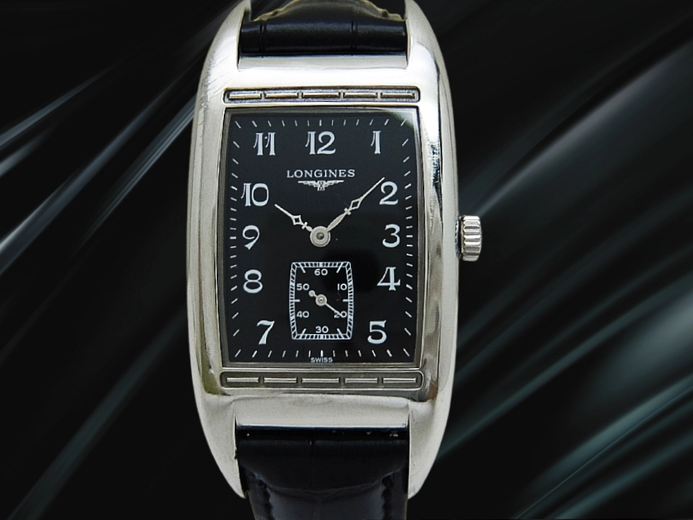 ロンジン ベッレアルティー Ref.L2.694.4 SS アールデコ レクタンギュラー ブラックダイヤル クオーツ BOX・ギャラ付属 LONGINES Belle Arti [代行おまかせコース]