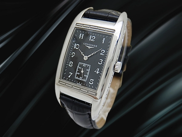 ロンジン ベッレアルティー Ref.L2.694.4 SS アールデコ レクタンギュラー ブラックダイヤル クオーツ BOX・ギャラ付属 LONGINES Belle Arti [代行おまかせコース]