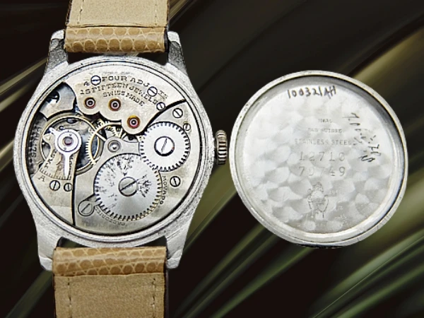 モバード クロノメーター スモールセコンド Cal.75 SS フラットベゼル ツートンダイヤル 手巻き CHRONOMETRE MOVADO [代行おまかせコース]