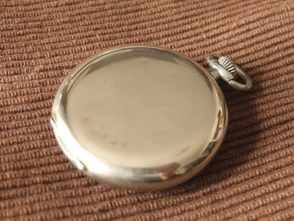 ロンジン LONGINES 懐中時計 手巻 ニッケルケース ブルースチール針 全数字アラビア文字盤 初期モデル