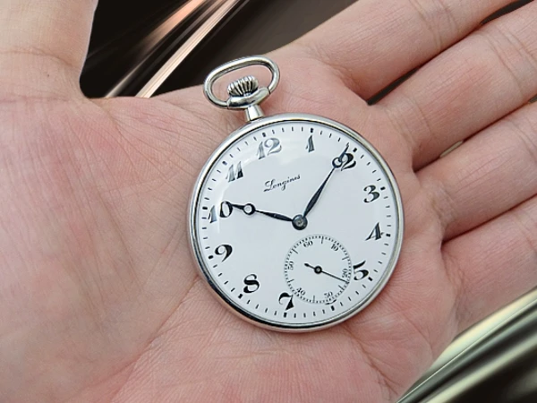 ロンジン 希少プラチナ 総重量45g 懐中時計 Cal.17.95M EXTRA 17石 最高級仕様  精工舎製SKSケース ホワイトダイヤル ブレゲ数字&針 LONGINES Vintage PLATINUM [代行おまかせコース]