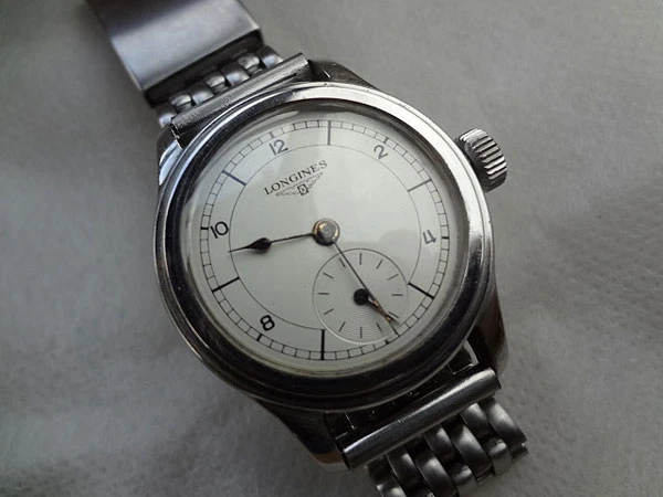 ロンジン スモールセコンド SSスクリューバックケース 分解掃除済 証明書付属