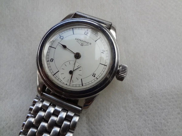 ロンジン スモールセコンド SSスクリューバックケース 分解掃除済 証明書付属