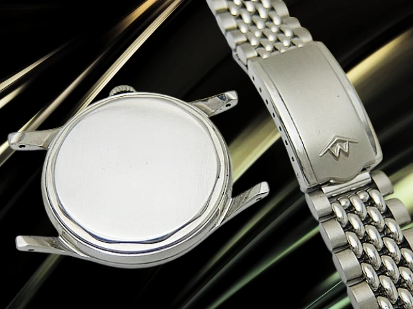 モバード センターセコンド Ref.18241 Cal.127 FB/フランソワ・ボーゲルケース シルバーダイヤル 7連ジュビリーブレス装着 手巻き 2025年OH済 時計店修理明細付属 MOVADO [代行おまかせコース]