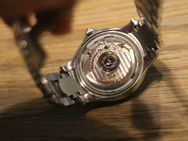 ロンジン ゴールデンウィング 自動巻 クロノメーター チャコールグレー シルバー文字盤 美品