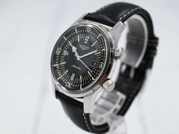 ロンジン LONGINES ヘリテージ レジェンドダイバー Ref.L3.674.4 復刻 オートマチック 未使用・ブレスレット付属 美品