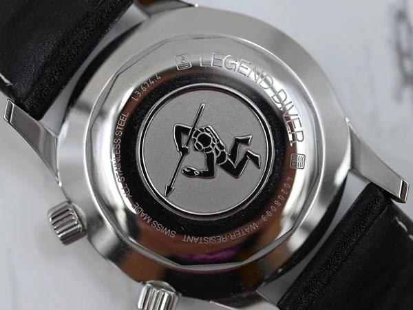 ロンジン LONGINES ヘリテージ レジェンドダイバー Ref.L3.674.4 復刻 オートマチック 未使用・ブレスレット付属 美品