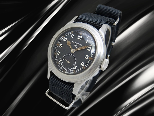 ロンジン グリーンランダー W.W.W. ダーティダース Ref.23088 Cal.12.68Z SS ブラックダイヤル 引き通しストラップ装着 イギリス軍用時計 手巻き 2025年OH済 時計店修理明細付属 LONGINES Greenlander The Dirty Dozen [代行おまかせコース]