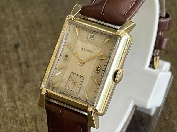 ルクルト LECOULTRE 10K GOLD FILLED ヴァシュロンコンスタンタン供給ムーブメントVXN刻印 Cal.438 レクタンギュラー MADE IN USA