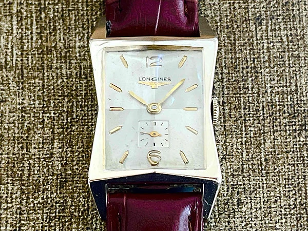 ロンジン LONGINES 10KGF レクタンギュラー スモセコ