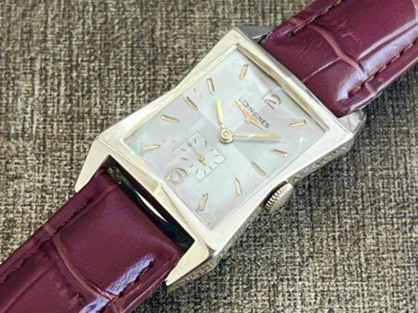 ロンジン LONGINES 10KGF レクタンギュラー スモセコ