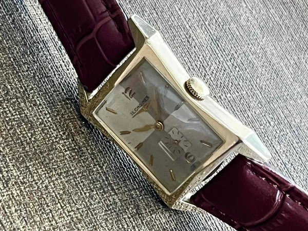 ロンジン LONGINES 10KGF レクタンギュラー スモセコ