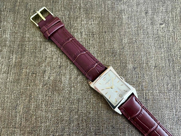 ロンジン LONGINES 10KGF レクタンギュラー スモセコ