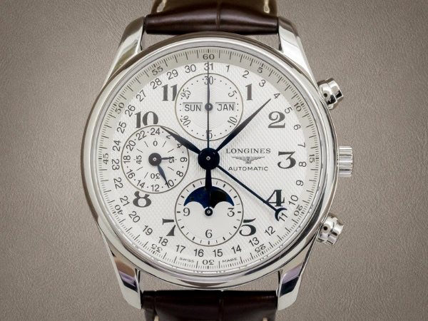 ロンジン マスターコレクション クロノグラフ ムーンフェイズ トリプルカレンダー BOX ギャランティ付き LONGINES Master Collection [ 代行おまかせコース ]