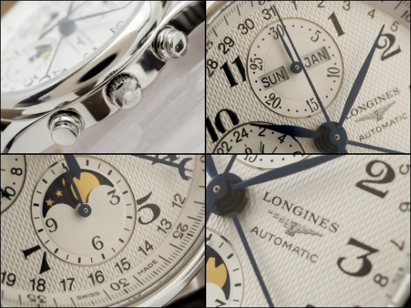ロンジン マスターコレクション クロノグラフ ムーンフェイズ トリプルカレンダー BOX ギャランティ付き LONGINES Master Collection [ 代行おまかせコース ]