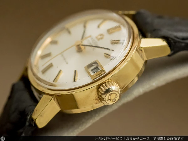 オメガ レディース ジュネーブ GF ラウンドケース オートマチック おしゃれなレディースモデル GF尾錠付き OMEGA Geneve