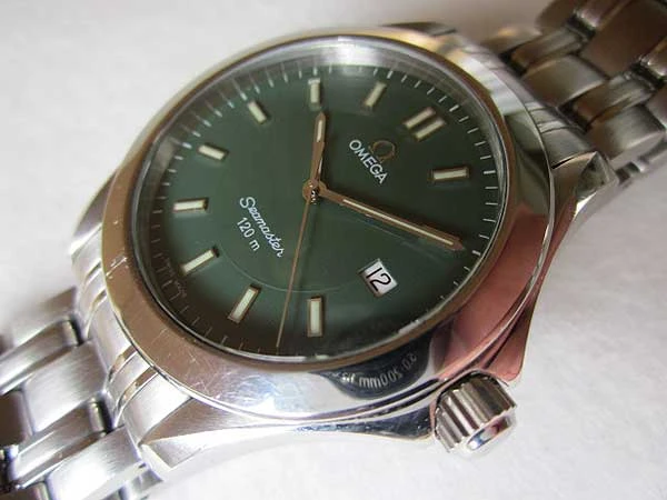 オメガ シーマスター ダイバー 120M グリーン文字盤 クオーツ Ref.2511.72 OMEGA SEAMASTER