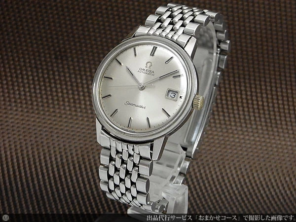 オメガ シーマスター デイト Ref.166.037 Cal.565 SS シルバーダイヤル 7連ジュビリーブレス オートマチック OMEGA Seamaster [代行おまかせコース]